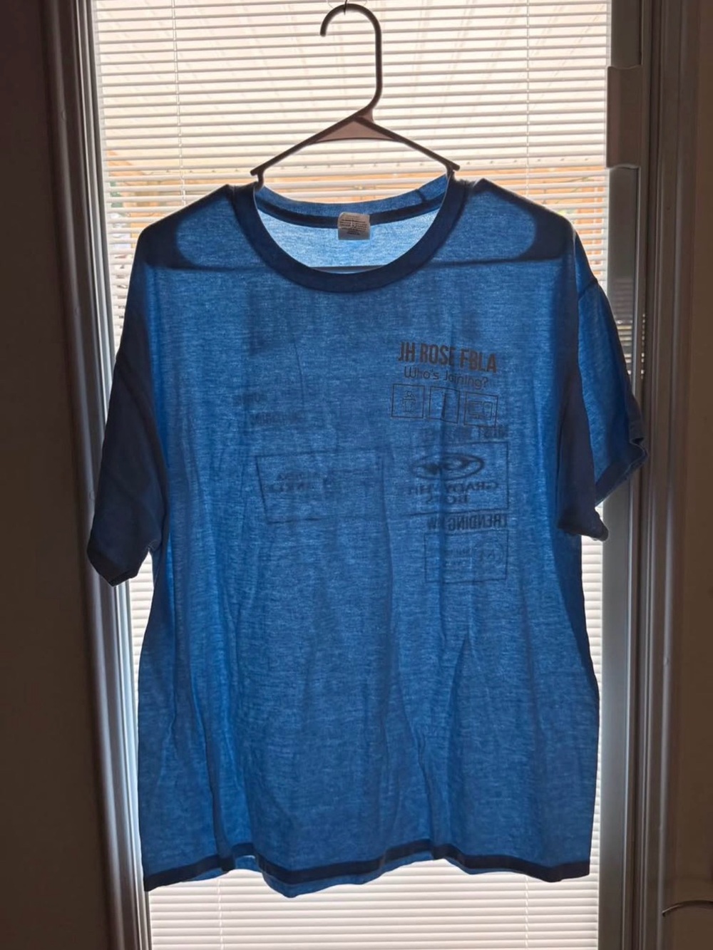 Hanes Blue Ringer Short-Sleeve Graphic Tee